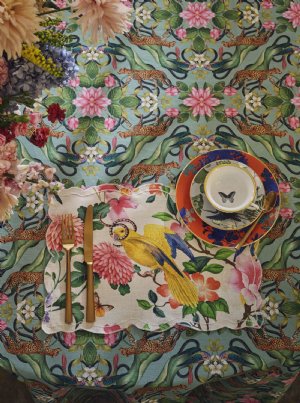 Viewing Menagerie Linen by Clarke & Clarke