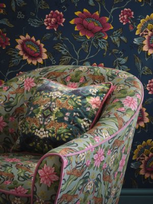 Viewing Menagerie Linen by Clarke & Clarke