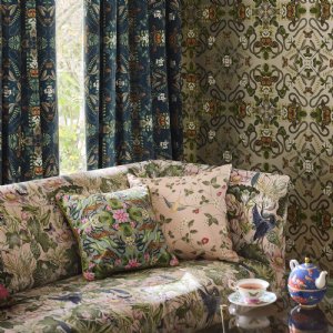 Viewing Waterlily Velvet by Clarke & Clarke