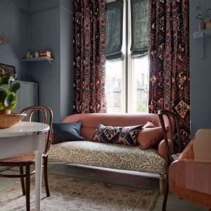 Viewing Dorothy's Kilim by Morris & Co