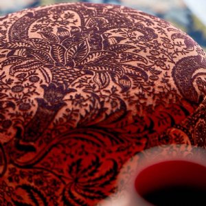 Viewing Indian Flock Velvet by Morris & Co