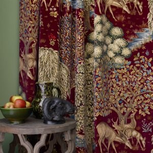 Viewing The Brook Tapestry by Morris & Co