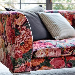 Viewing Very Rose & Peony Velvet by Sanderson