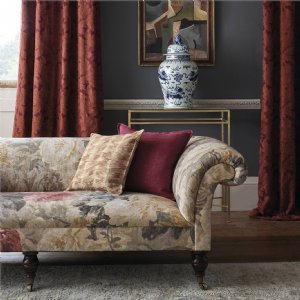 Viewing Rose Absolute Linen by Zoffany