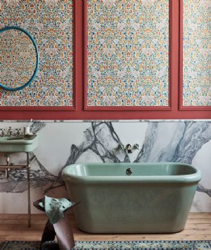 Viewing Court Embroidery by Cole & Son
