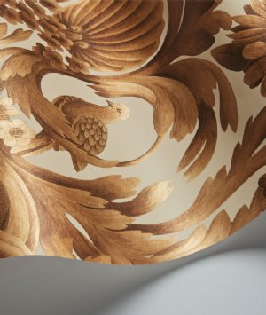 Viewing Gibbons Carving by Cole & Son