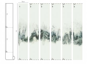 Viewing Drifting Wall Mural  by Villa Nova
