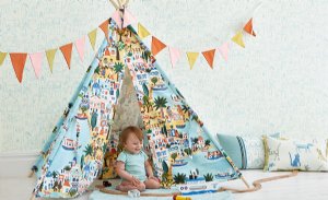 Viewing Teeny Santorini Wallcovering by Villa Nova